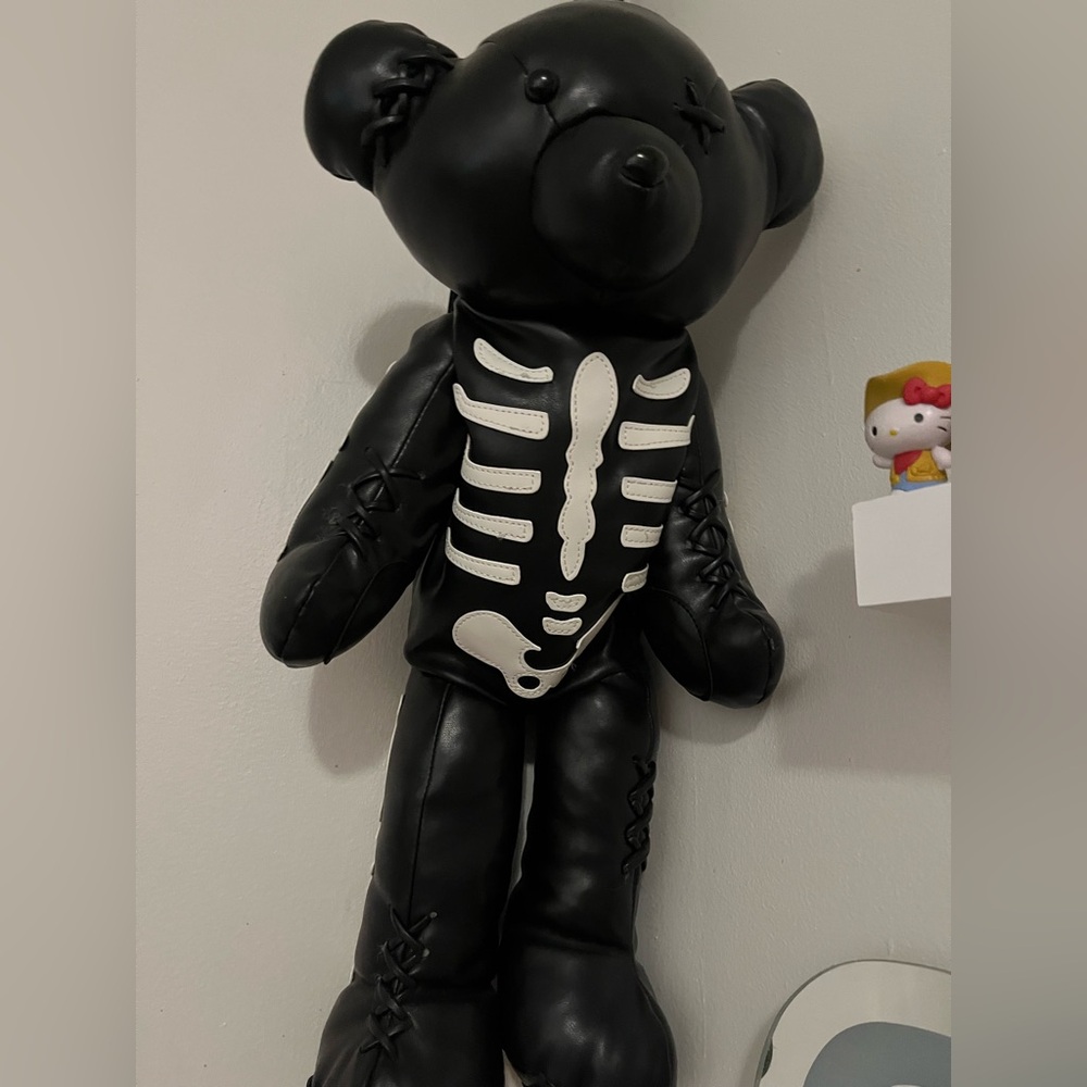 Skeleton Teddy Bear Backpack - image 1